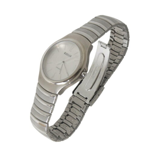 【中古】 MORGAN メンズクォーツ 腕時計 ステンレススティール M047 箱、説明書 NT 美品 ABランク