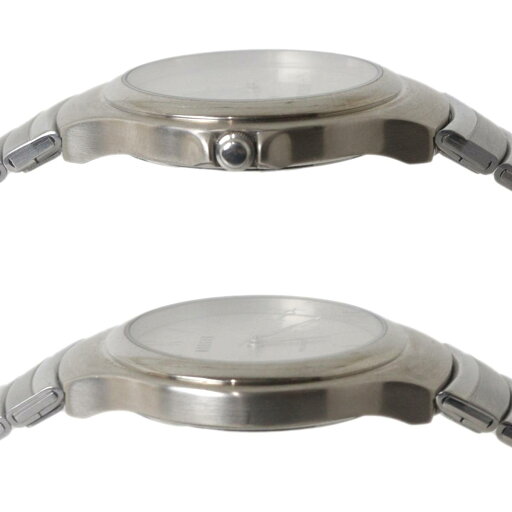 【中古】 MORGAN メンズクォーツ 腕時計 ステンレススティール M047 箱、説明書 NT 美品 ABランク