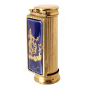 【中古】 Limoges リモージュ 口紅ケース リップケース ロイヤルブルー 全長約5.9cm 内径約1.6cm NT Bランク