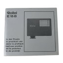 【中古】 Rollei ローライ E 15 B 取扱説明書 英語 NT Bランク