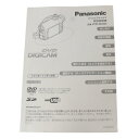 【中古】 Panasonic DVDビデオカメラ VDR-M30K 取扱説明書 NT Bランク