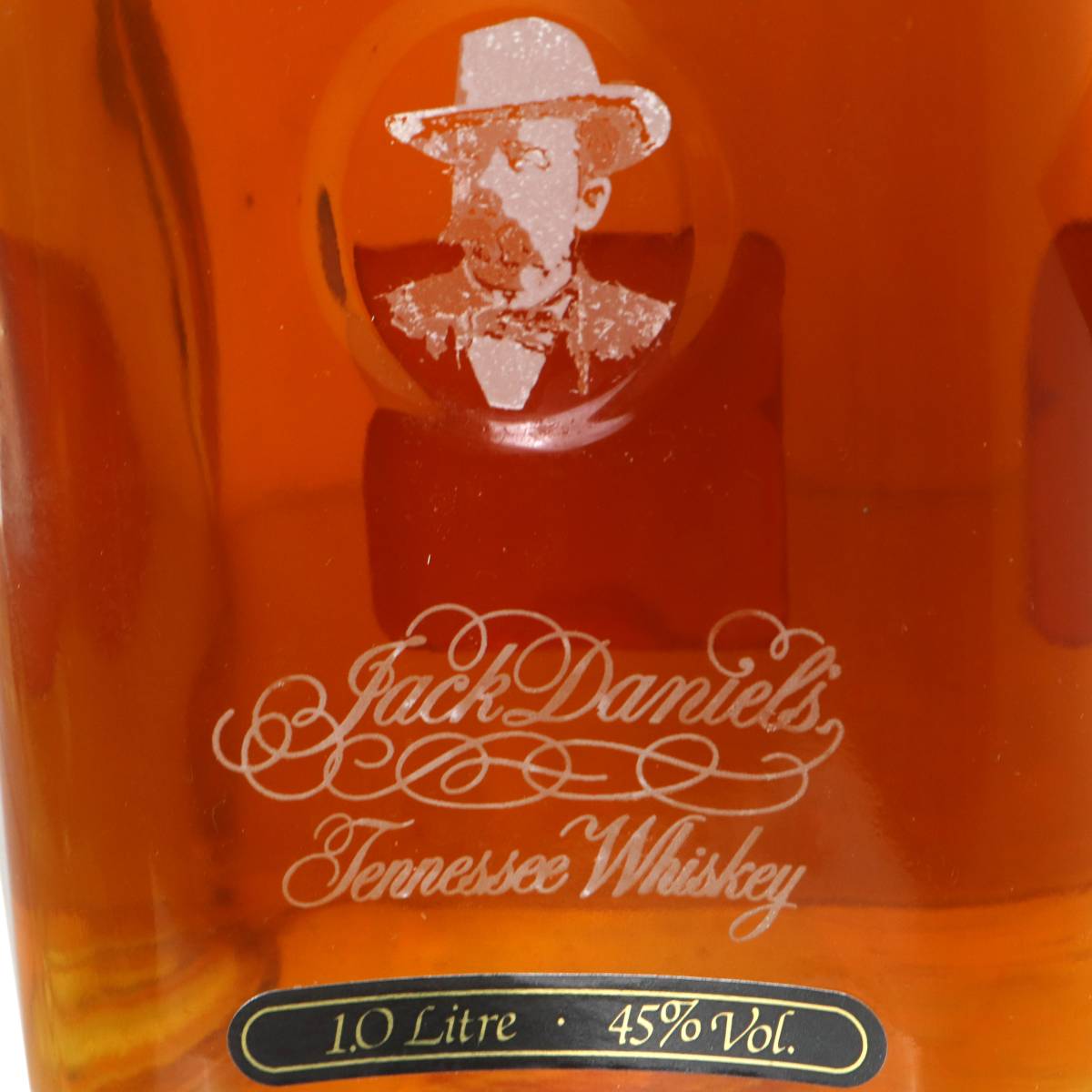 【中古】 古酒 テネシーウイスキー Jack Daniel's ジャックダニエル 125周年記念ボトル デキャンタ 1000ml アルコール度数45％ NT 替え栓・箱あり