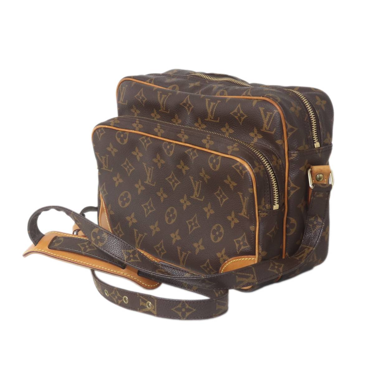 Rakuten - 【中古】 【ベタあり】LOUIS VUITTON ルイヴィトン ナイル ショルダーバッグ モノグラム ブラウン M45244 NT BCランク