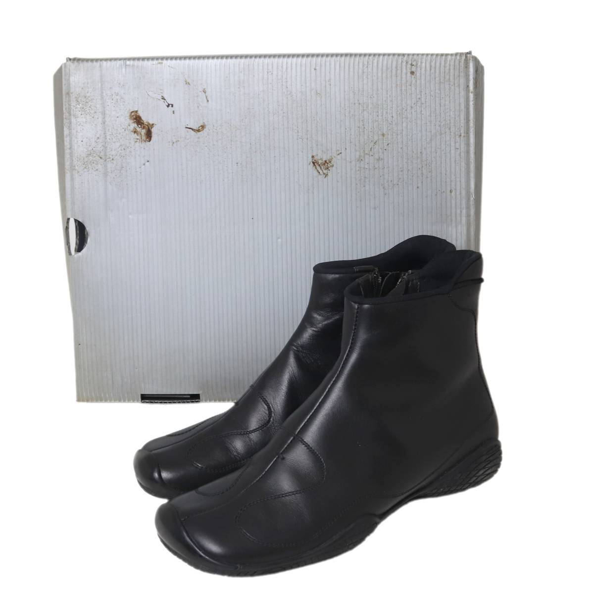 Rakuten - 【中古】 PRADA プラダ ショートブーツ CALZATURE DONNA SPORT スポーツ ブラック 36サイズ 約23cm NT Bランク