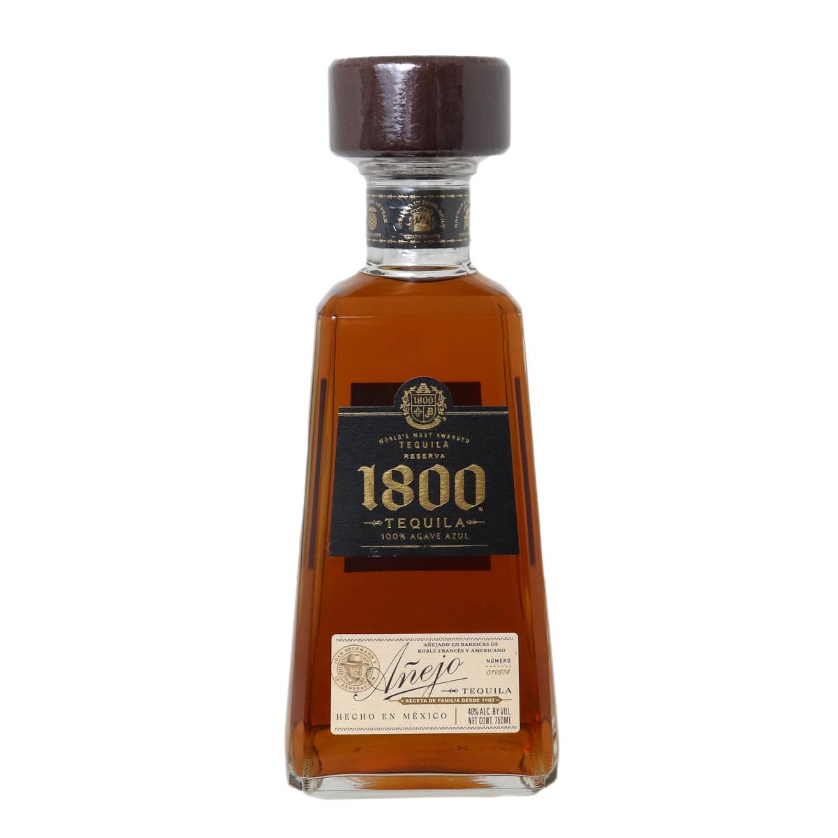 【中古】 古酒 テキーラ クエルボ1800 アネホ 750ml アルコール度数40％ NT 箱なし
