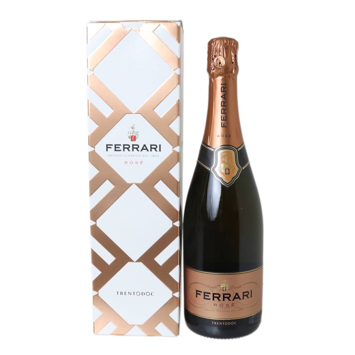 【中古】 古酒 シャンパン フェッラーリ・ロゼ Ferrari Rose 750ml アルコール度数12.5％ NT 箱あり