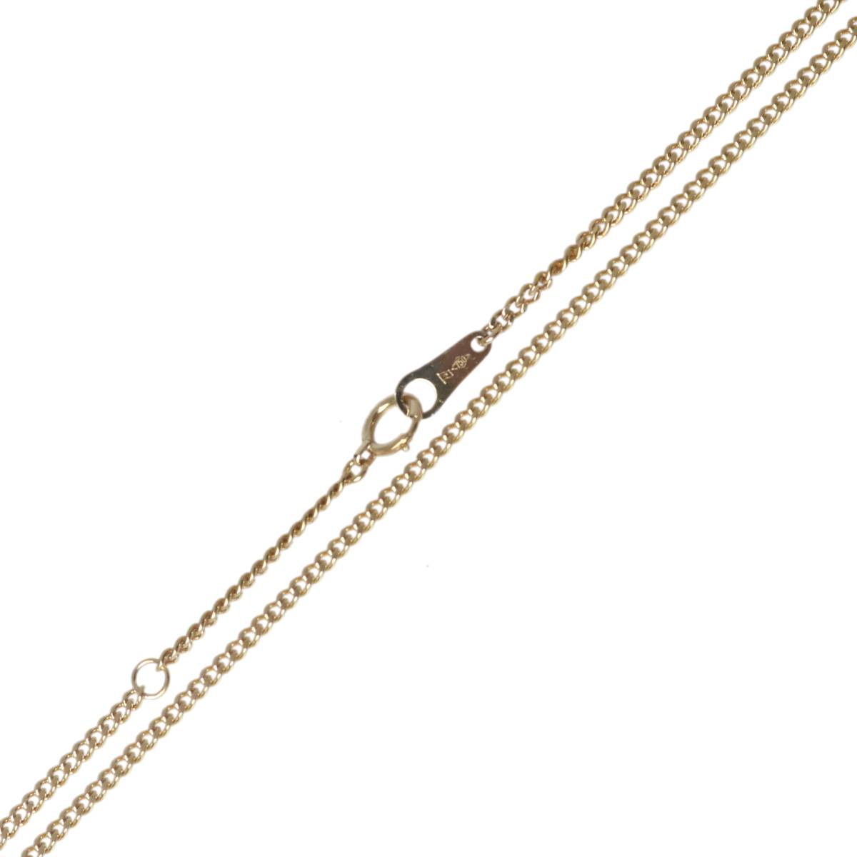 Rakuten - 【中古】 喜平ネックレス 2面シングル チェーンネックレス K18 18金 YG イエローゴールド 造幣局検定マーク 首周り約39.5cm 重量約5.1g NT 磨き仕上げ品 Sランク