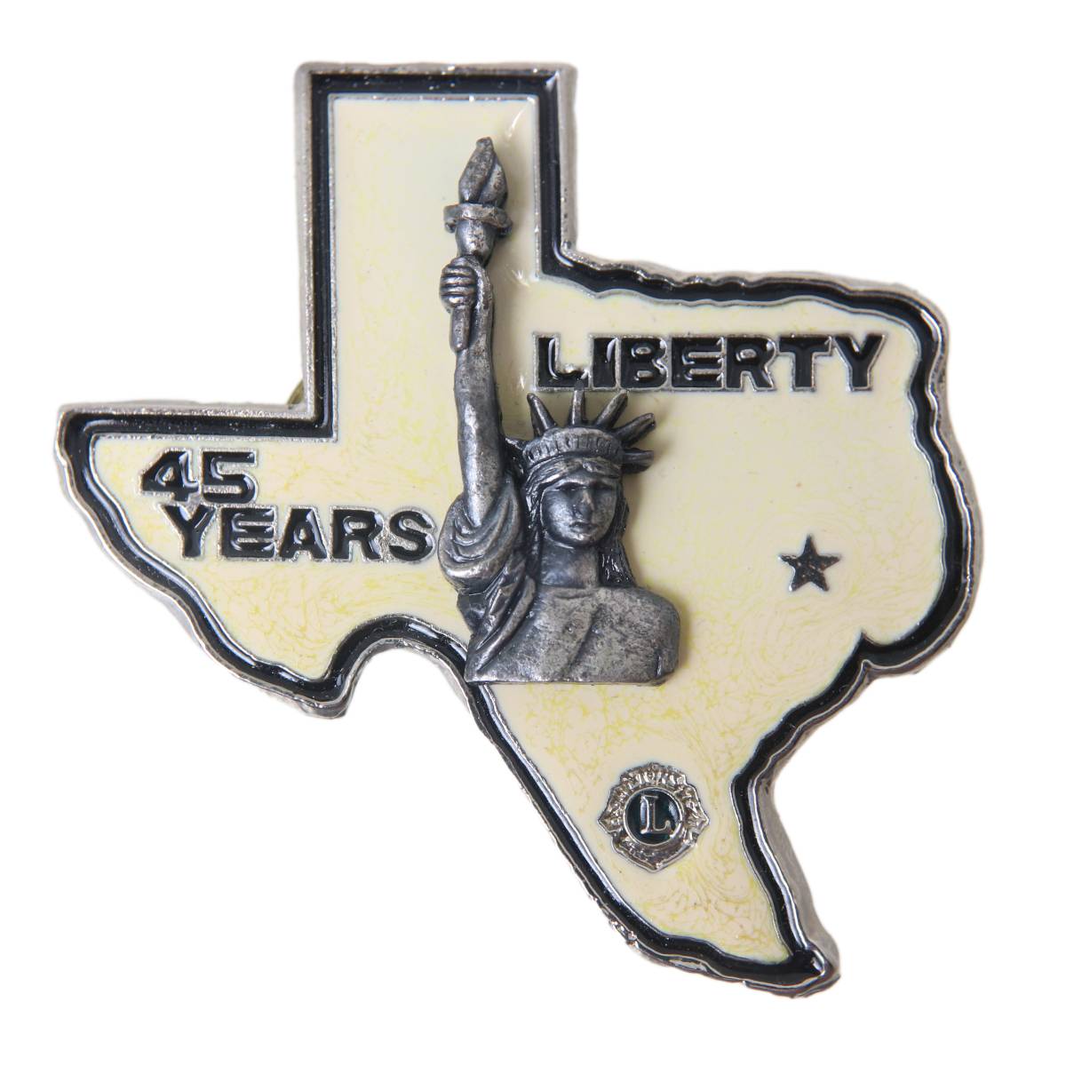 ����š� LIONS CLUB �饤���󥺥���� �ԥ�Хå� LIBERTY 45 YEARS ��ͳ�ν��� 54��55(mm) NT B���