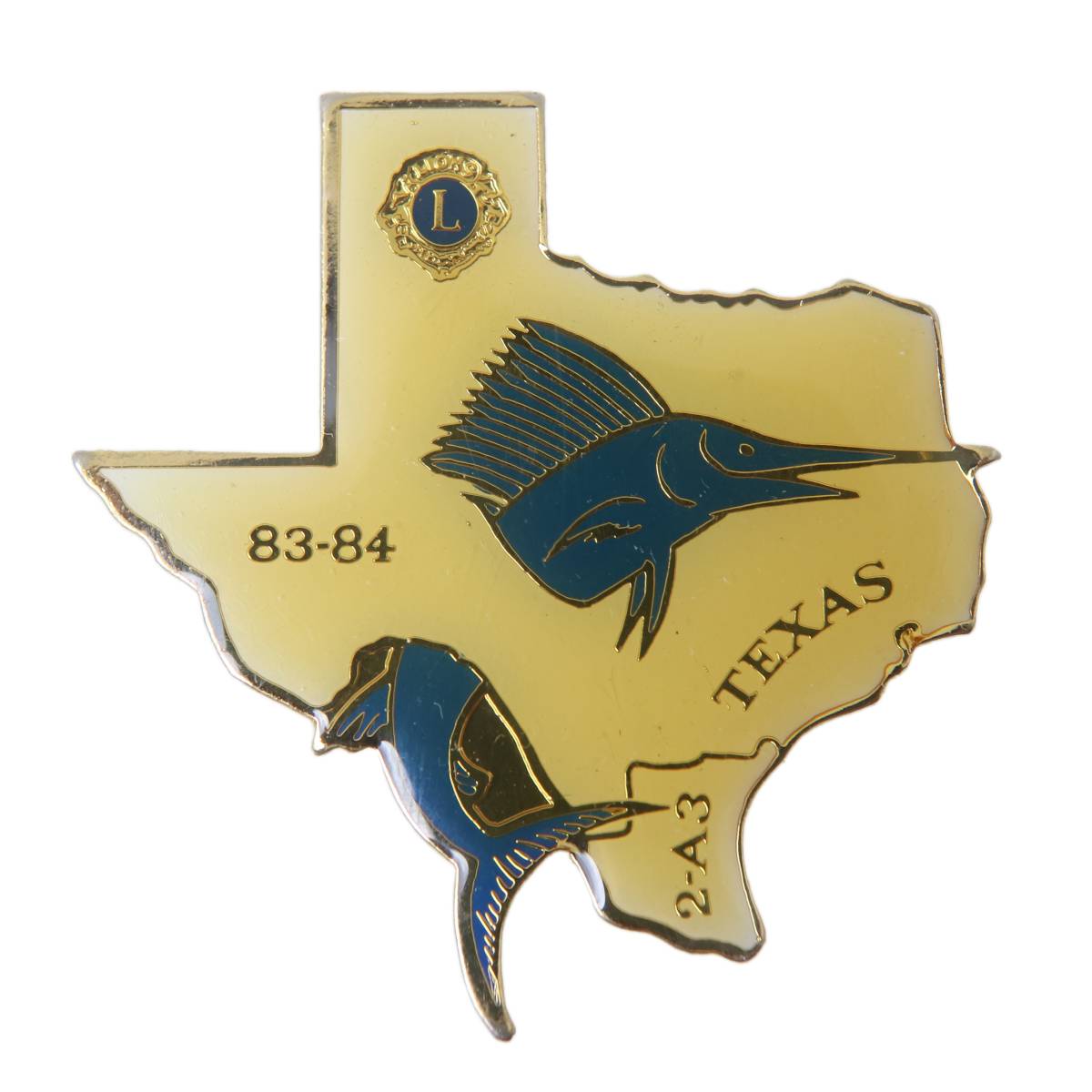 ����š� LIONS CLUB �饤���󥺥���� �Хå� 83-84 2��A3 TEXAS Sailfish 46.5��47.3(mm) NT B���