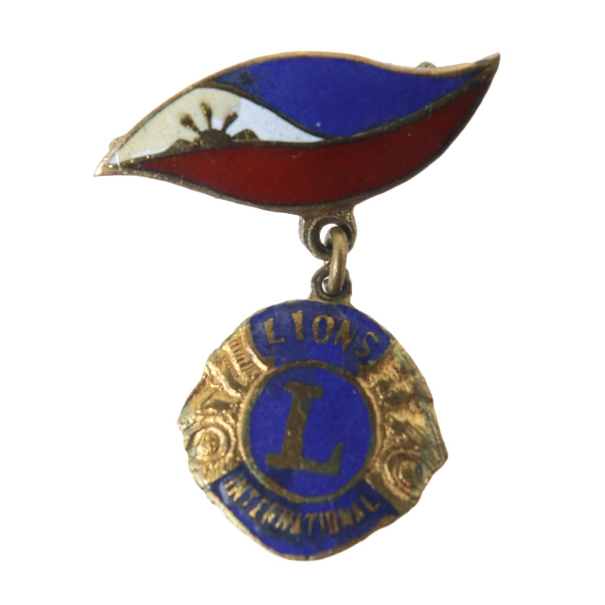 ����š� LIONS CLUB �饤���󥺥���� �Хå� �ե���ԥ��� �ǥ����� 21.6��26(mm) NT B���