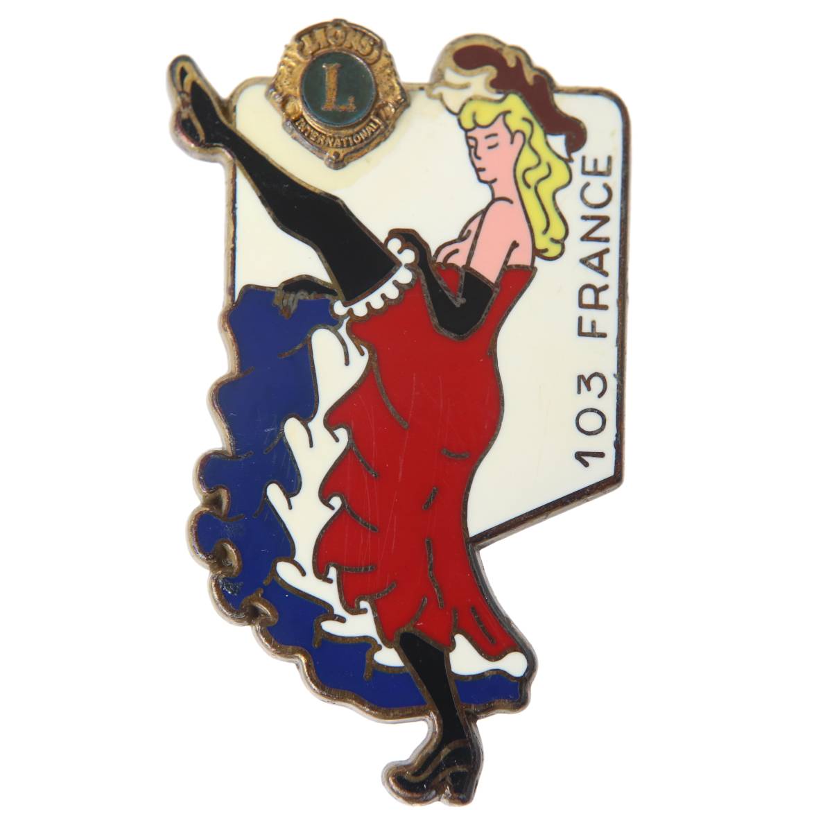 ����š� LIONS CLUB �饤���󥺥���� �Хå� 103 �ե�� �ؿ� 32.5��55(mm) NT B���