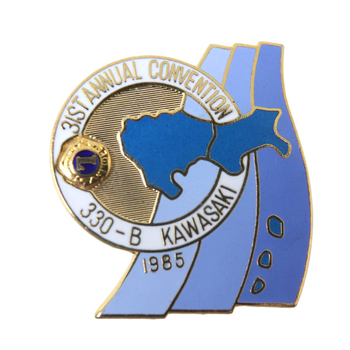 ����š� LIONS CLUB �饤���󥺥���� �Хå� 330-B�϶� ��31��ǯ�����ǰ ��� 1985 31.4��34.4(mm) NT B���