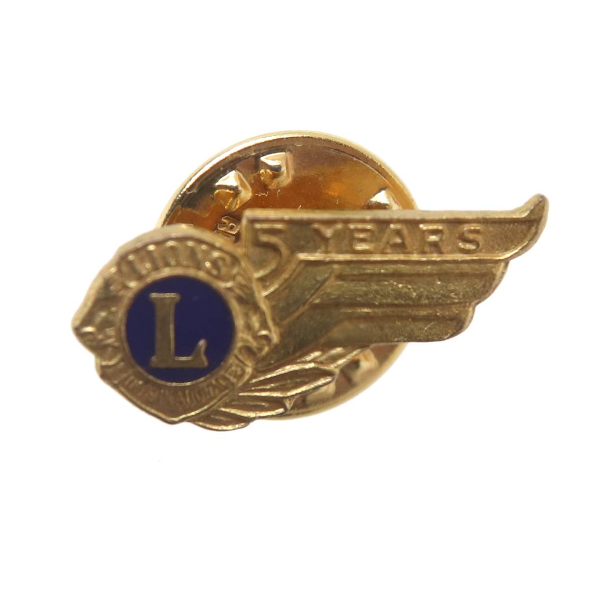 ����š� LIONS CLUB �饤���󥺥���� �ԥ�Хå� 5ǯ��³�����ʵ�ǰ 19.5��8.4(mm) NT B���