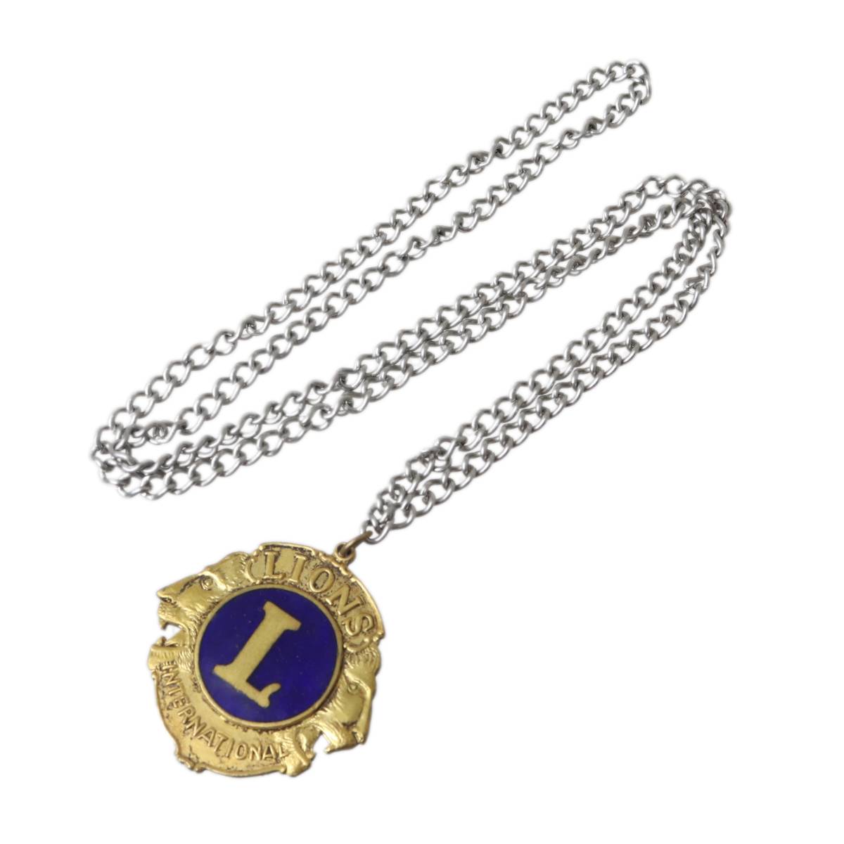 Rakuten - 【中古】 LIONS CLUB ライオンズクラブ ネックレス 横浜みなと 中華民国 高雄国際 姉妹会結盟記念 首回り約75cm 重量約52.8g NT Bランク