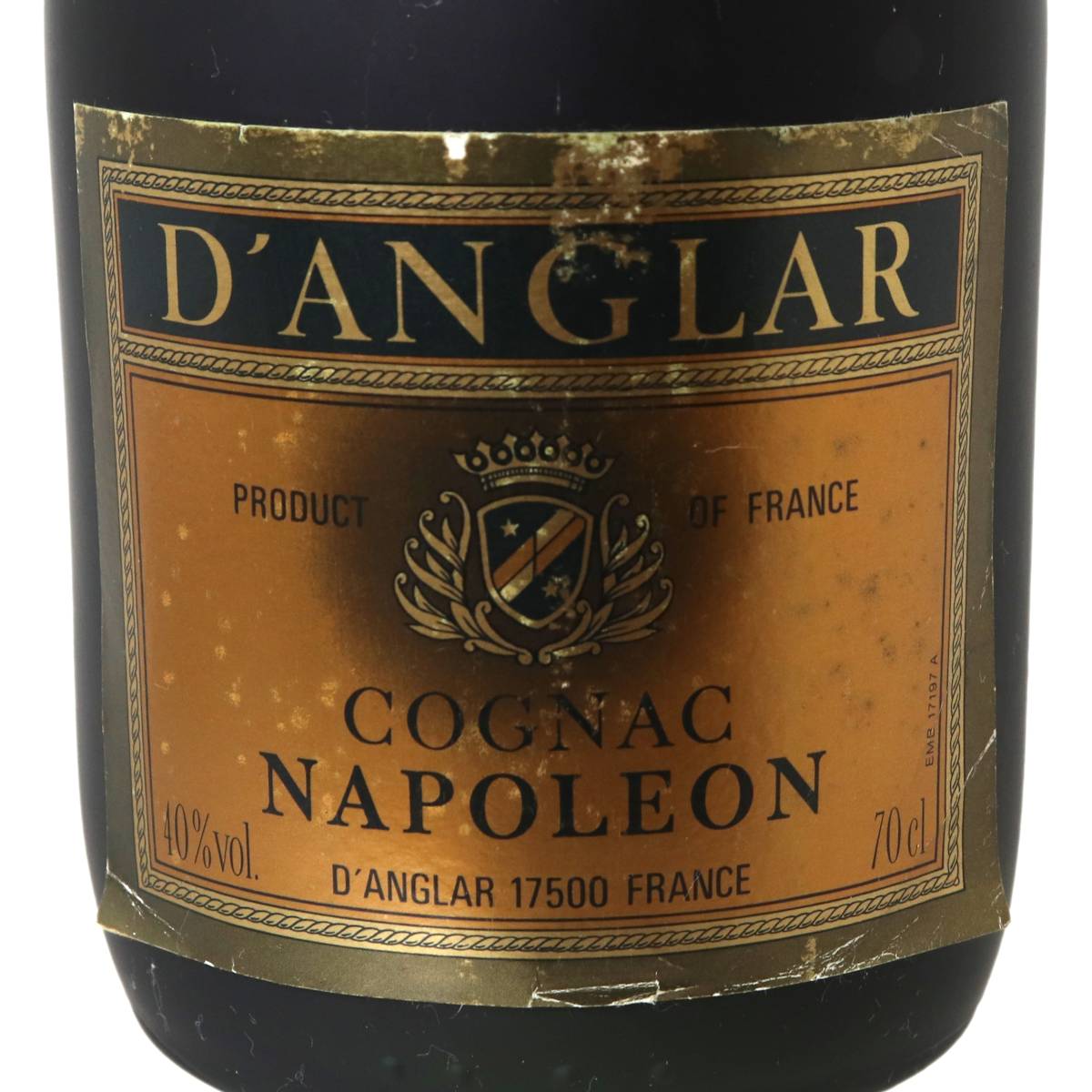 ブランドショップ リバースの【中古】 古酒 ブランデー コニャック D'ANGLAR NAPOLEON ダングラー ナポレオン 700ml アルコール度数40％ NT 箱あり｜アングル2