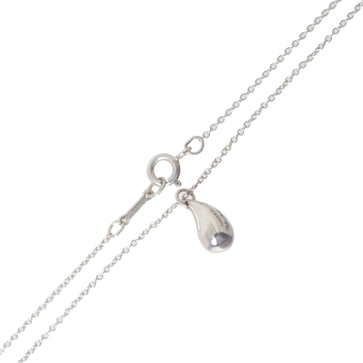 Rakuten - 【中古】 Tiffany&Co./ティファニー ティアドロップネックレス Sv925/シルバー925 保存箱 保存袋 首回り：約42cm 重量：約2.7gES Bランク