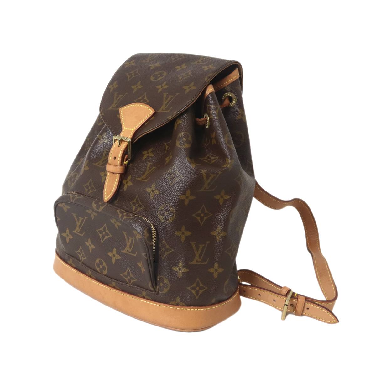 【中古】 LOUIS VUITTON/ルイヴィトン モンスリ MM モノグラム リュックサック ?51136 ES ランクB