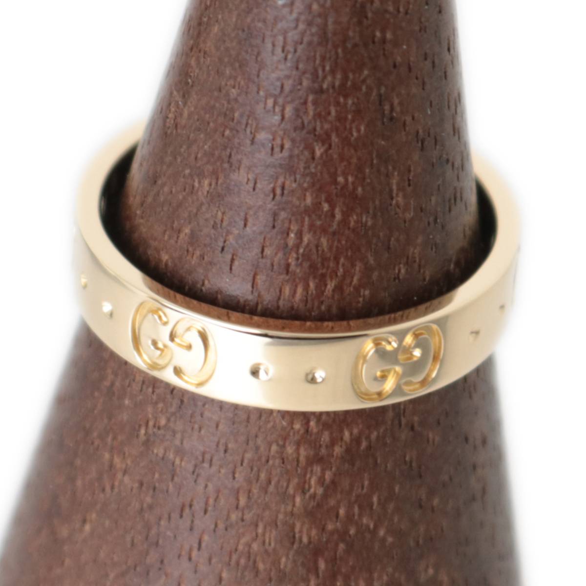 【中古】 GUCCI/グッチ ICON アイコン K18イエローゴールド リング サイズ刻印11 FS-nt 美品 Aランク