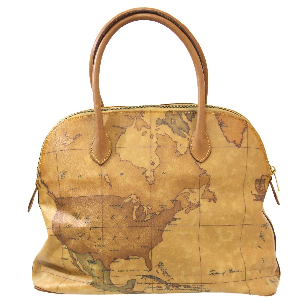 【中古】 PRIMA CLASSE/プリマクラッセ ファスナートートバッグ ハンドバッグ FS-mi Bランク