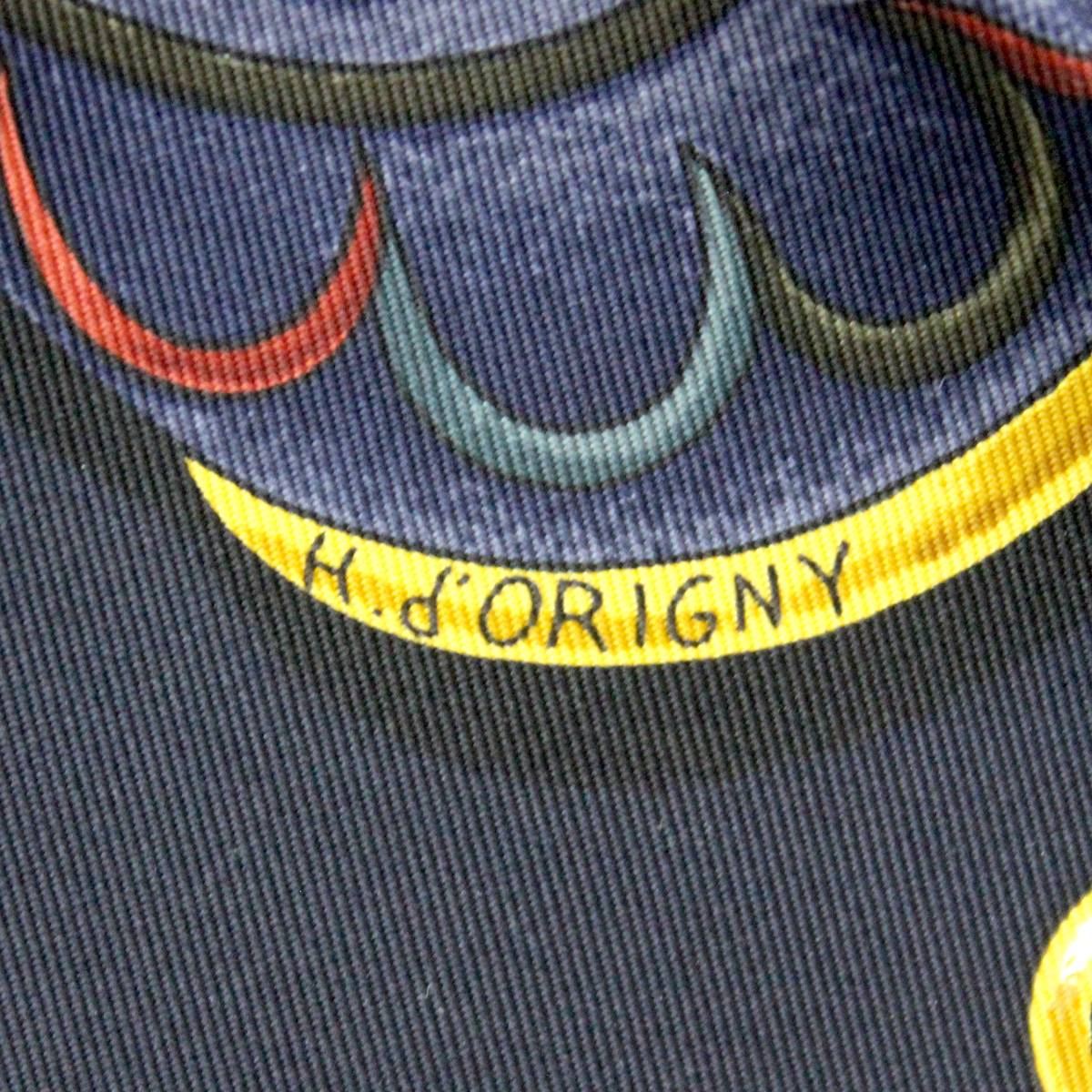 ����š� HERMES/����᥹ ����90 FESTIVAL �ե����ƥ��Х� H. D'ORIGNY �������� ���륯100% FS-is B���