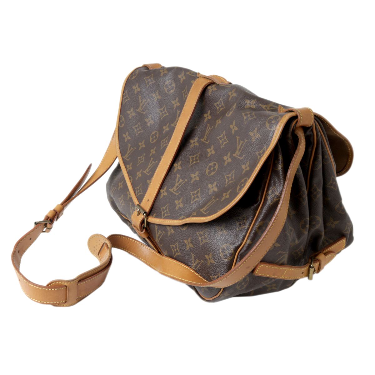 Rakuten - 【中古】 LOUIS VUITTON/ルイヴィトン ソミュール35 ショルダーバッグ モノグラム M42254 AR0952 HO BCランク