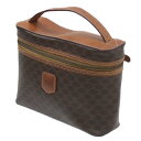 【中古】 CELINE/セリーヌ バニティバッグ マカダム柄 ブラウン IS Bランク(4)