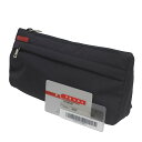 【中古】 PRADA/プラダ スポーツポーチ ナイロン ブラック ギャランティーカード IS Bランク(4)