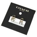 【中古】 COACH/コーチ ホースキャリッジ ピアス シルバーカラー IS Bランク