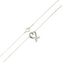 【中古】 Tiffany&Co. /ティファニー ラビングハート ネックレス SV925 シルバー 41cm KA ABランク