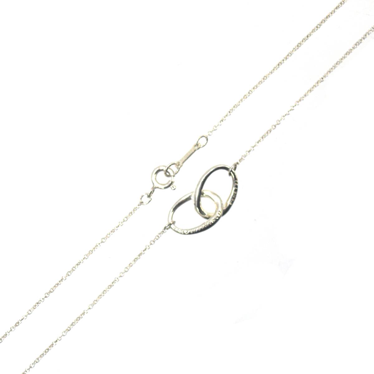 乐天商城 - 【中古】 Tiffany&Co. /ティファニー ダブルループ ネックレス SV925 40.5cm 2.7g KA Bランク