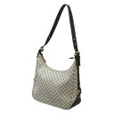 【中古】 CELINE/セリーヌ ショートショルダーバッグ マカダム柄 オフホワイト系 NT-no BCランク(4)