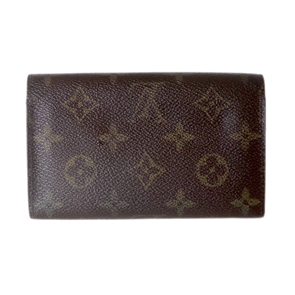 【中古】 LOUIS VUITTON/ルイヴィトン ポルト　モネ・ビエ　トレゾール　二つ折り財布 モノグラム モノグラム M61730 CT0072 NO Bランク
