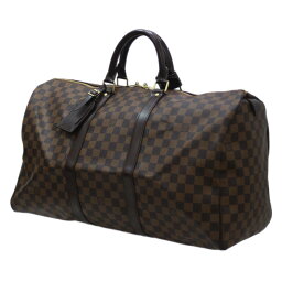 【中古】 LOUIS VUITTON / ルイヴィトン キーポル50 ボストンバッグ ダミエ エベヌ N41427 MB0096 NO 美品 ABランク