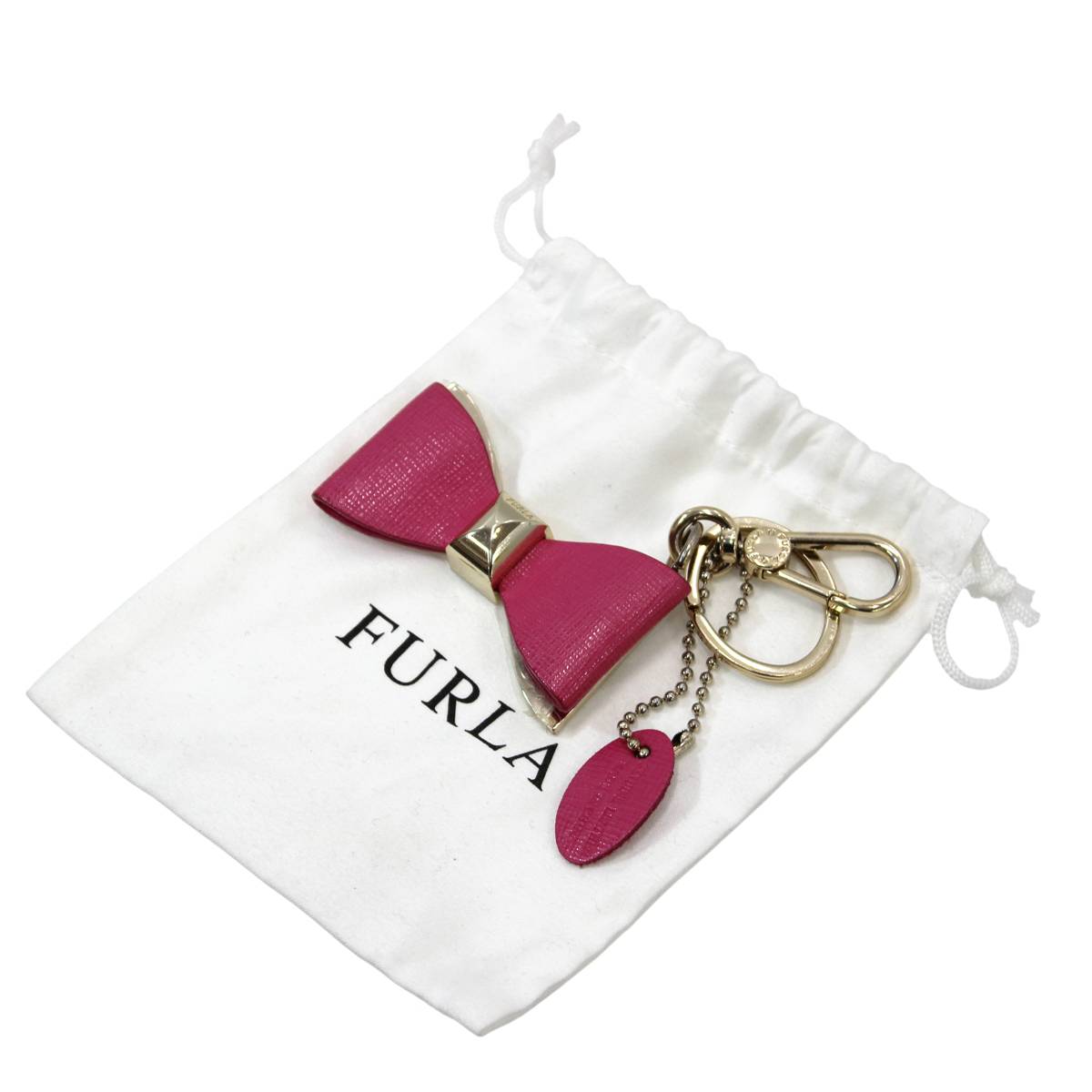 【中古】 FURLA/フルラ リボンモチー