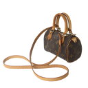 【中古】 LOUIS VUITTON / ルイヴィトン ミニスピーデイ ストラップ付き ボストンバッグ モノグラム ブラウン M41534 TH0937 NO ...