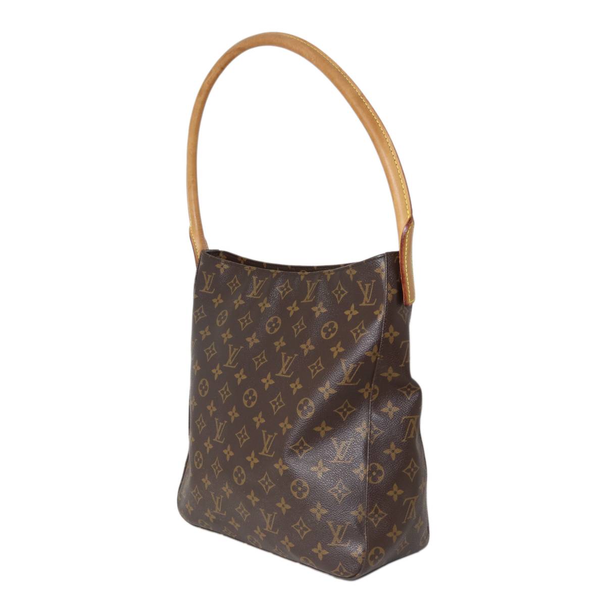  LOUIS VUITTON / ルイヴィトン ルーピングGM肩掛けショルダーバッグ モノグラム ブラウン M51145 DU0062 NO BCランク