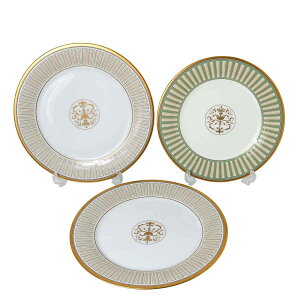 【中古】 Noritake × Le Meridien Grand Pacific Tokyo / ノリタケ ホテルグランパシフィックメリディアン プラター 大皿 大プレート 3枚セット Bone Chine / ボーンチャイナ / 骨灰磁器 直径26.8cm/直径30cm NT Bランク