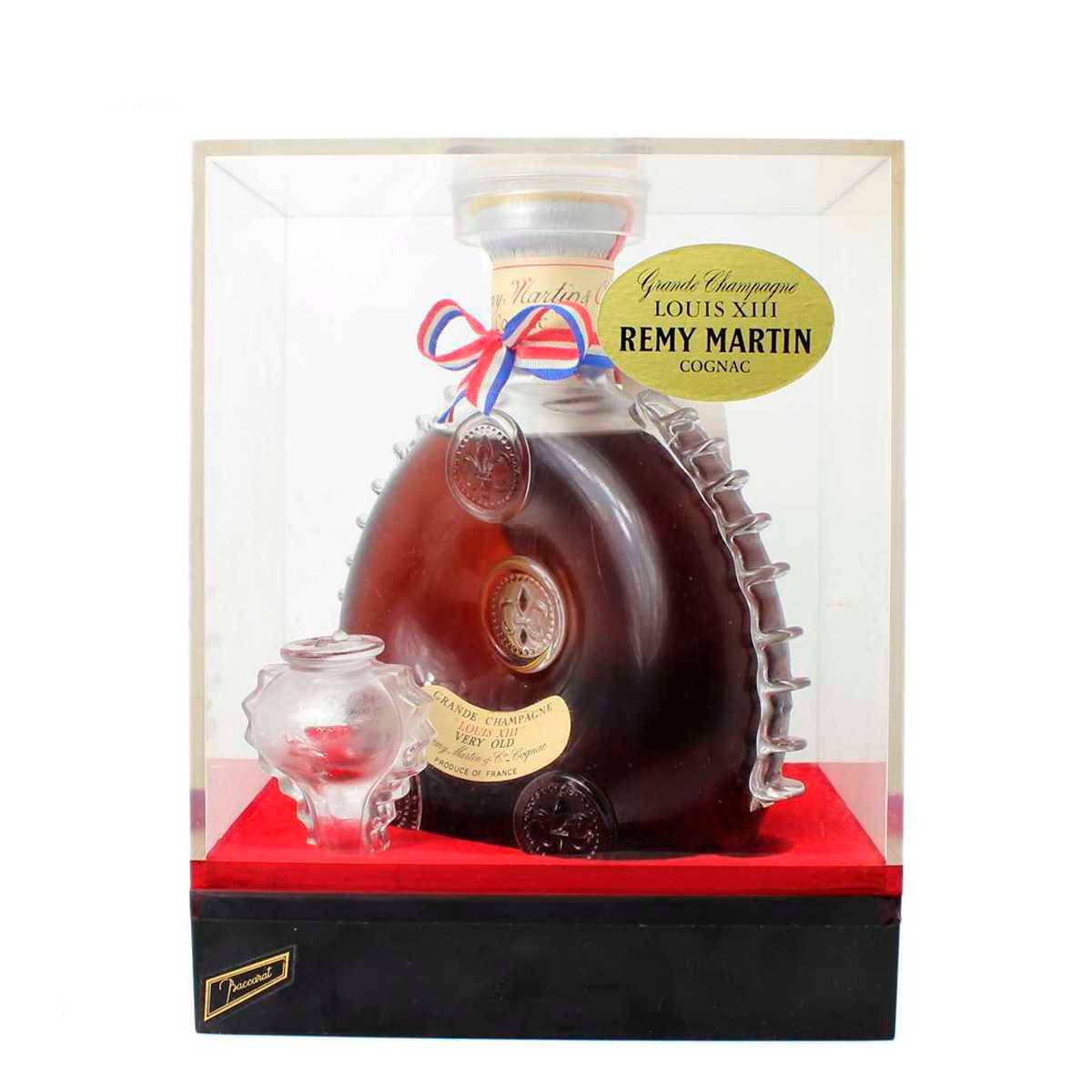 【中古】 古酒 ヴィンテージ ブランデー コニャック レミーマルタン ルイ13世 ベリーオールド バカラボトル Remy Martin LouisXIII very old クリアケース 替え栓付き 700ml アルコール度数40% NT