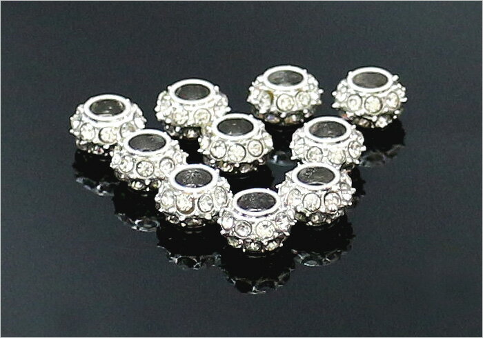 1個入 rosa-8siストーン付 算盤ビーズ...の紹介画像2