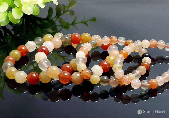 【数量限定】マルチカラールチルブレスレット8mm　ブラジル産超目玉!!お値打ち特選ブレスレットシリーズ