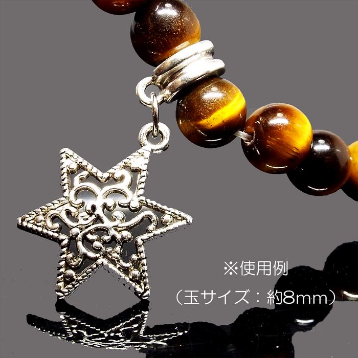 アクセサリー パーツ メタルパーツ ブリリアントスターチャーム 1個 パワーストーン アクセサリー