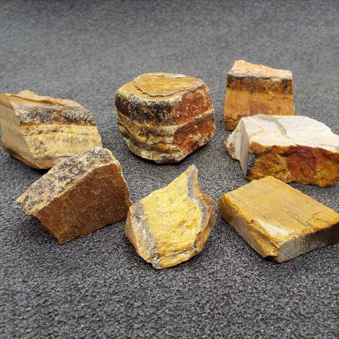 ランダム 天然石 パワーストーン タイガーアイ 原石 約100g 詰め合わせ 虎目石 置物 南アフリカ産