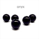 天然石 オニキス 黒瑪瑙 粒売り 約8mm パワーストーン アクセサリー ハンドメイド