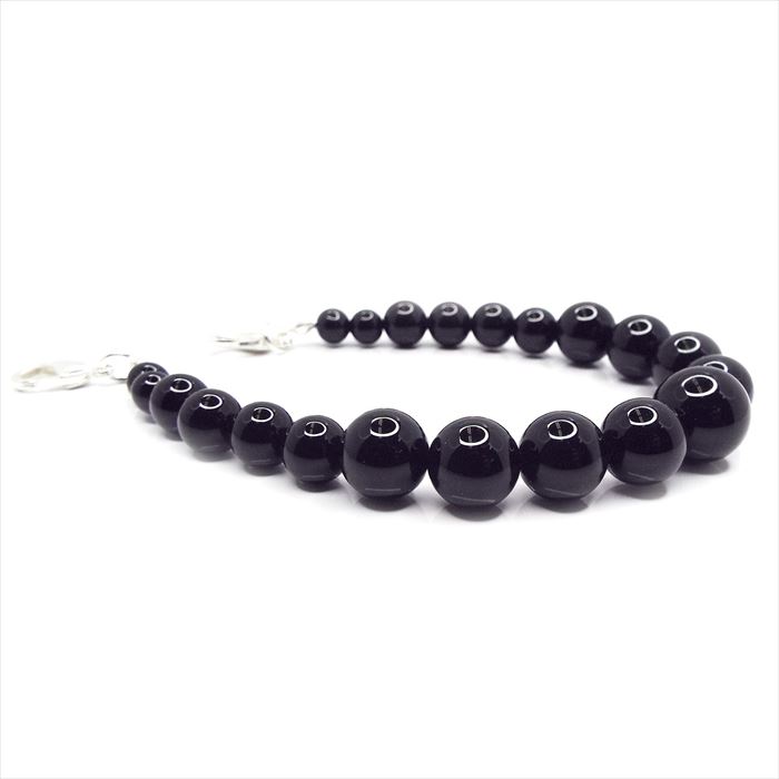 天然石 羽織紐 和装小物 着付け小物 オニキス パワーストーン