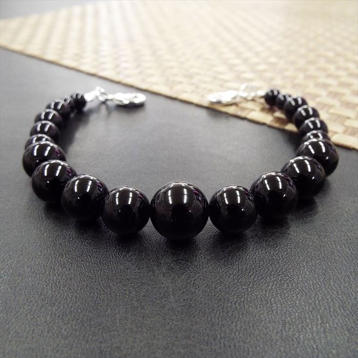 天然石 羽織紐 和装小物 着付け小物 オニキス パワーストーン