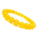 天然石 ブレスレット イエロー ジェイド 約6mm パワーストーン アクセサリー 数珠 ブレスレット 一連(4)
