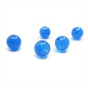 天然石 ブルー ジェイド 約8mm 粒売り パワーストーン ハンドメイド アクセサリー