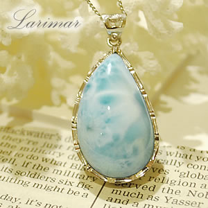 ラリマー (シルバー925)<天然石 パワーストーン ペンダントトップ ネックレス>一点もの ペンダント ラリマール ペクトライト AAA級【人間関係 癒し】