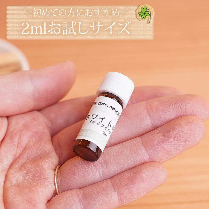 【カリフォルニア産ホワイトセージ 2ml】ホワイトセージ カリフォルニア産 2ml エッセンシャルオイル 精油 無農薬 無添加 オーガニック White sage Essential Oil Salvia apiana