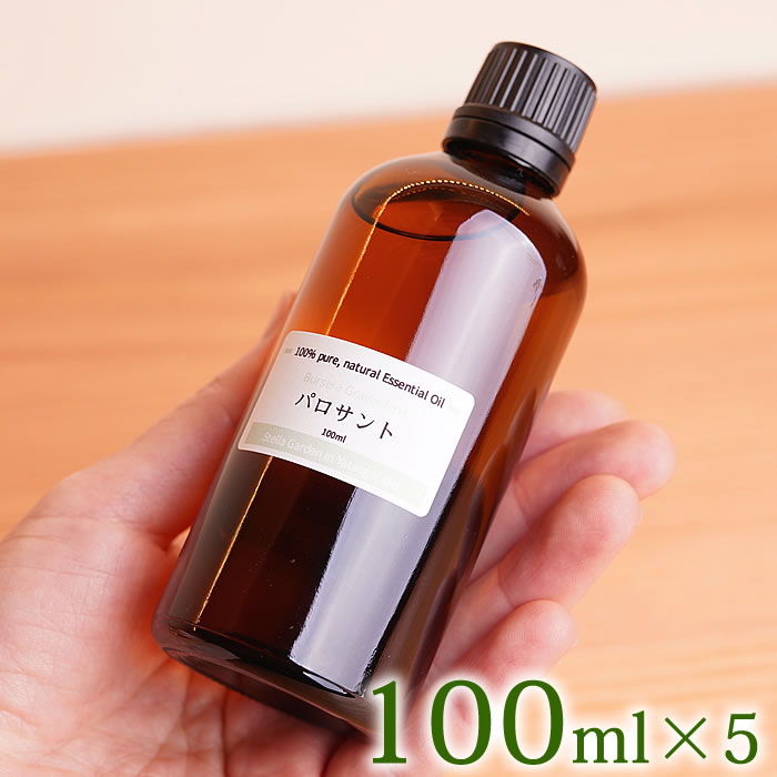 【希少】パロサント 500ml エッセンシャルオイル 精油 100%ピュア Palo Santo Essential Oil Bursera graveolens パロサント 100ml×5本